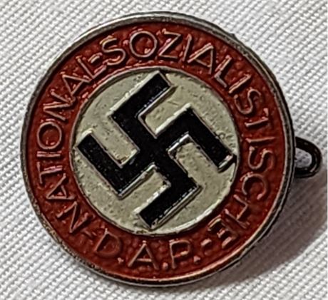 WW2 WWII German NSDAP Third Reich Enamel DAP Party Badge pin Frank & Reif